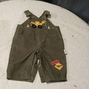Vitamins Baby Green corduroy Overalls 3/6M 3/6M NWOT